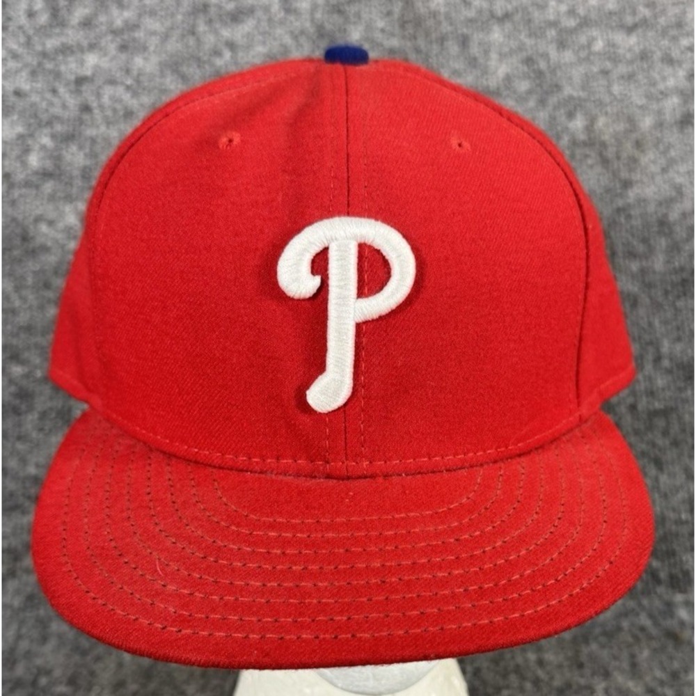 Philadelphia Phillies New Era 59FIFTY Authentic On-Field Cap Hat 7 5/8 Made USA